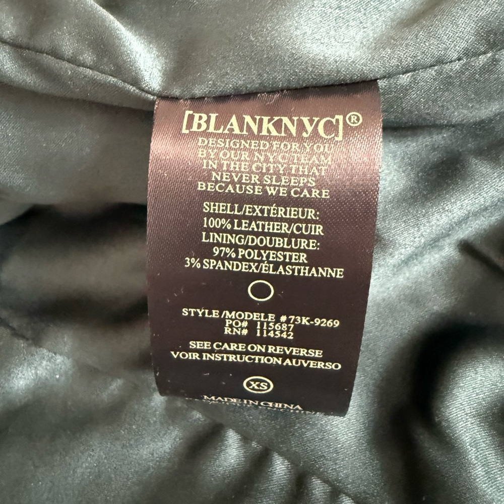 BLANKNYC Emerald Green Suede Moto Jacket NWT Leather Biker Belted XS - Picture 9 of 13